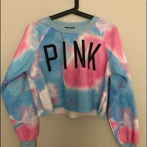 amazon “pink” cropped hoodie